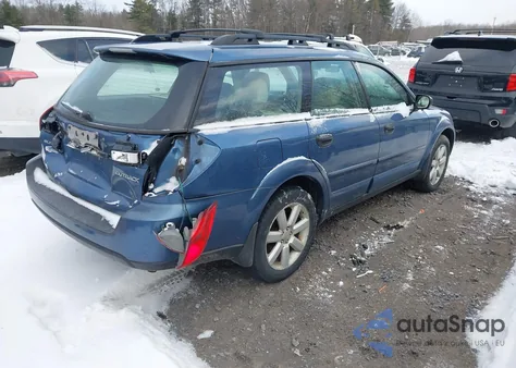 2007 Subaru Outback 2.5I from USA, damaged, VIN 4S4BP61C877330966